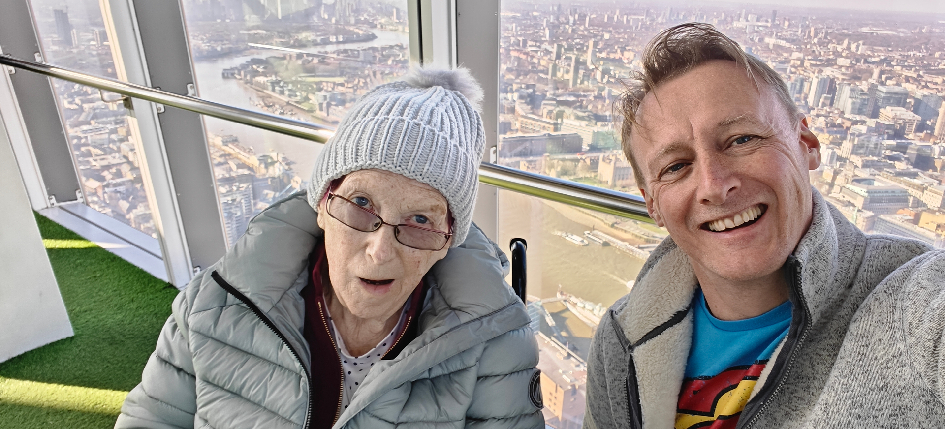 Me and Mum at The Shard